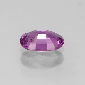 0.57캐럿 천연 퍼플 사파이어, 타원형 컷, 6.2×4.2 mm, VS