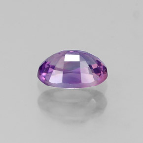 0.61캐럿 천연 블루 바이올렛 사파이어, 타원형 컷, 5.9×4 mm, VS
