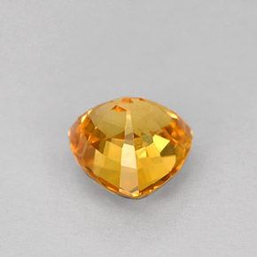 1.14캐럿 천연 골든 옐로우 사파이어, 트릴리언, 6.2×6 mm, VS