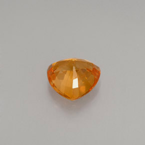 1.11캐럿 천연 골든 오렌지 사파이어, 트릴리언, 6.2×6.2 mm, VS