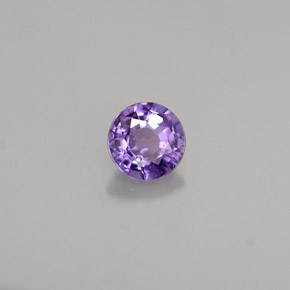 0.47캐럿 천연 블루 바이올렛 사파이어, 라운드 컷, 4.53 mm, VS-SI