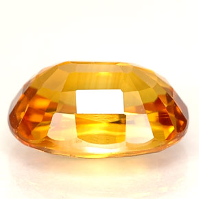2.46캐럿 천연 골든 옐로우 사파이어, 타원형 컷, 8.8×6.4 mm, VVS-VS