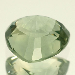 1.04캐럿 천연 그린 사파이어, 트릴리언, 6.1×5.9 mm, VS