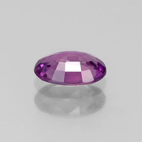 0.55캐럿 천연 핑크빛 퍼플 사파이어, 타원형 컷, 6.1×4.3 mm, VS