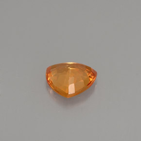 0.87캐럿 천연 골든 오렌지 사파이어, 트릴리언, 6.1×6 mm, VS