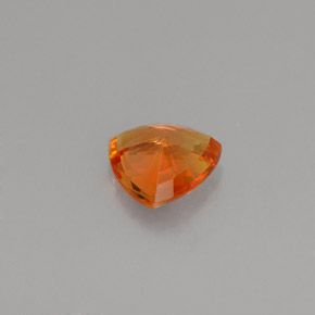 0.88캐럿 천연 골든 오렌지 사파이어, 트릴리언, 6.2×6.1 mm, VS