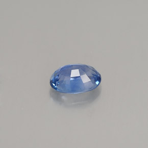 0.66캐럿 천연 콘플라워 블루 사파이어, 타원형 컷, 5.9×4.2 mm, VVS-VS