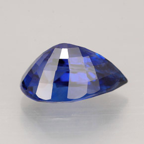 2.24캐럿 천연 로열 블루 사파이어, 배 모양, 9.9×6.1 mm, VVS