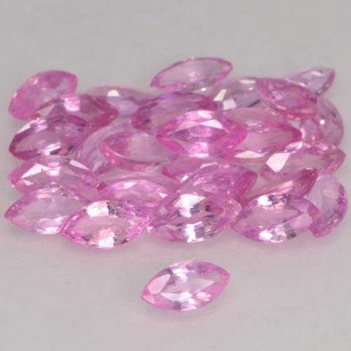 2.91캐럿 천연 라이트 핑크 사파이어 보석, 마퀴즈, 4.2×2.2 mm, VVS