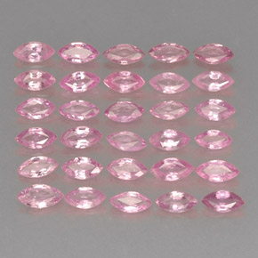 캐럿 천연 핑크 사파이어 보석, 마퀴즈, 4×2.1 mm, VVS