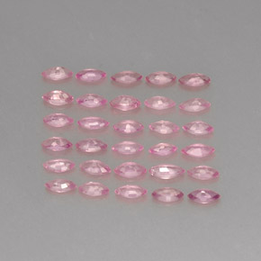 캐럿 천연 핑크 사파이어 보석, 마퀴즈, 4×2.1 mm, VVS