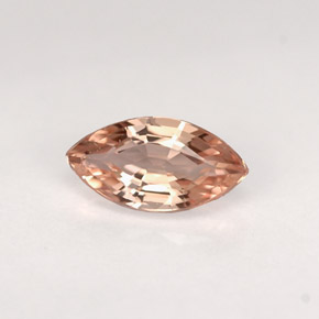 0.77캐럿 천연 파파라차 사파이어, 마퀴즈, 8×4.2 mm, IF