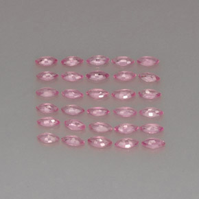 캐럿 천연 핑크 사파이어 보석, 마퀴즈, 4.1×2.1 mm, VVS