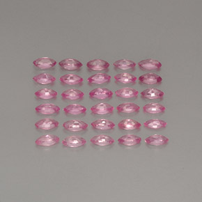 캐럿 천연 핑크 사파이어 보석, 마퀴즈, 4.1×2.1 mm, VVS-VS
