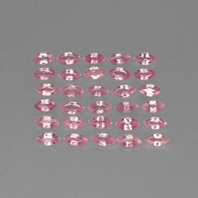 캐럿 천연 핑크 사파이어 보석, 마퀴즈, 4.1×2.1 mm, VVS