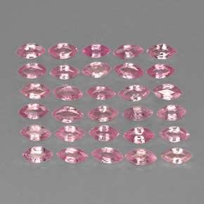 캐럿 천연 핑크 사파이어 보석, 마퀴즈, 4.1×2.1 mm, VVS