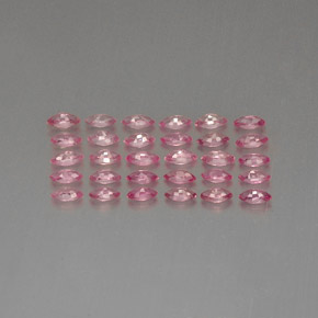 캐럿 천연 핑크 사파이어 보석, 마퀴즈, 4.1×2 mm, VVS