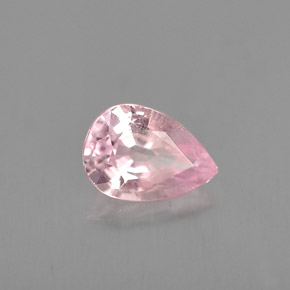 0.90캐럿 천연 라이트 핑크 사파이어, 배 모양, 7.1×4.9 mm, VVS-VS