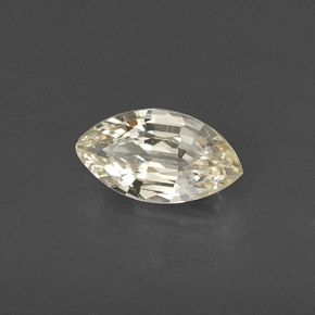 0.60캐럿 천연 라이트 옐로우 사파이어, 마퀴즈, 7.5×4.1 mm, VS