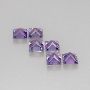 캐럿 천연 핑크빛 바이올렛 사파이어 보석, 스퀘어, 2.8×2.8 mm, VVS-VS