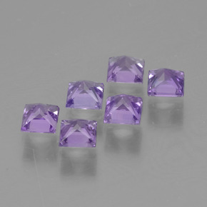 캐럿 천연 블루 바이올렛 사파이어 보석, 스퀘어, 2.9×2.9 mm, VVS-VS
