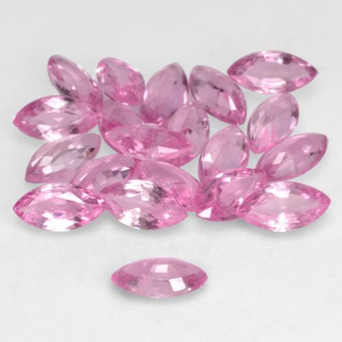 1.99캐럿 천연 매우 연한 핑크 사파이어 보석, 마퀴즈, 4.1×2.1 mm, VVS-VS