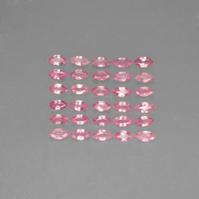 캐럿 천연 핑크 사파이어 보석, 마퀴즈, 4.2×2.1 mm, VVS-VS