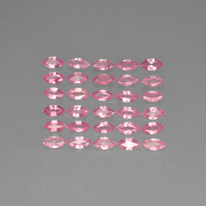 캐럿 천연 핑크 사파이어 보석, 마퀴즈, 4.2×2.1 mm, VVS-VS