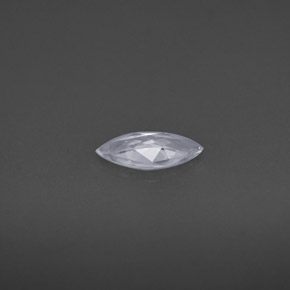 0.53캐럿 천연 푸르스름한 화이트 사파이어, 마퀴즈, 8×4 mm, VVS