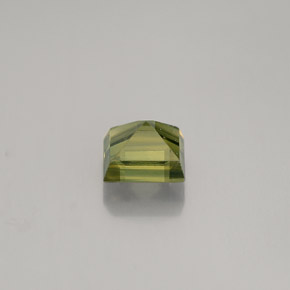 0.78캐럿 천연 골든 그린 사파이어, 스퀘어, 4.7×4.7 mm, VS