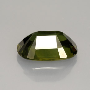 3.64캐럿 천연 푸르스름한 그린 사파이어, 타원형 컷, 11.3×7.4 mm, VVS-VS