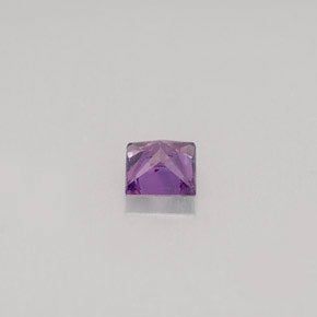 0.38캐럿 천연 핑크빛 바이올렛 사파이어, 스퀘어, 3.8×3.7 mm, VS-SI