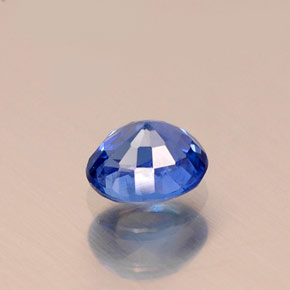 0.58캐럿 천연 콘플라워 블루 사파이어, 타원형 컷, 5.1×4.2 mm, VS