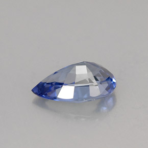 1.12캐럿 천연 콘플라워 블루 사파이어, 배 모양, 8.2×5.2 mm, VS