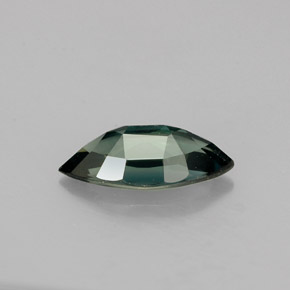 1.16캐럿 천연 푸르스름한 그린 사파이어, 마퀴즈, 10×4.4 mm, VVS-VS