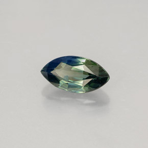 1.20캐럿 천연 푸르스름한 그린 사파이어, 마퀴즈, 8.9×4.7 mm, VVS-VS