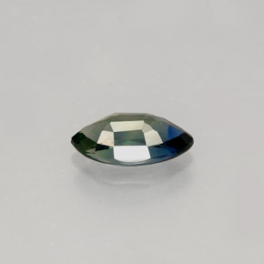 1.20캐럿 천연 푸르스름한 그린 사파이어, 마퀴즈, 8.9×4.7 mm, VVS-VS