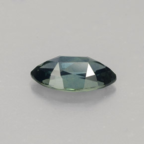 1.08캐럿 천연 푸르스름한 그린 사파이어, 마퀴즈, 8.8×4.7 mm, VVS