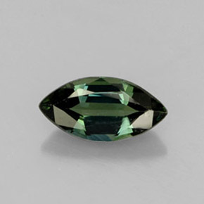1.05캐럿 천연 푸르스름한 그린 사파이어, 마퀴즈, 8.9×4.6 mm, VS