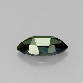 1.05캐럿 천연 푸르스름한 그린 사파이어, 마퀴즈, 8.9×4.6 mm, VS