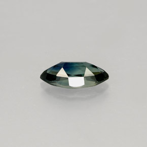 1.03캐럿 천연 푸르스름한 그린 사파이어, 마퀴즈, 9×4.3 mm, VVS