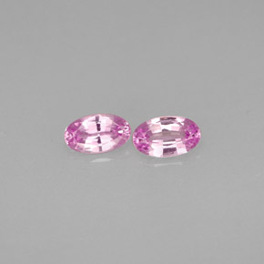캐럿 천연 핑크 사파이어 보석, 타원형 컷, 5×3 mm, VVS-VS