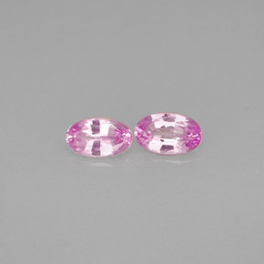 캐럿 천연 핑크 사파이어 보석, 타원형 컷, 5×3 mm, VVS-VS