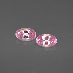 캐럿 천연 핑크 사파이어 보석, 타원형 컷, 5×3.1 mm, VVS-VS