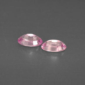 캐럿 천연 핑크 사파이어 보석, 타원형 컷, 5×3.1 mm, VVS-VS