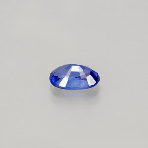 0.61캐럿 천연 콘플라워 블루 사파이어, 타원형 컷, 5.9×4 mm, VVS