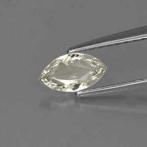 0.40캐럿 천연 라이트 그린 사파이어, 마퀴즈, 6.8×3.8 mm, VVS-VS