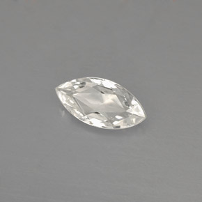 0.49캐럿 천연 화이트 사파이어, 마퀴즈, 7.1×3.6 mm, VVS