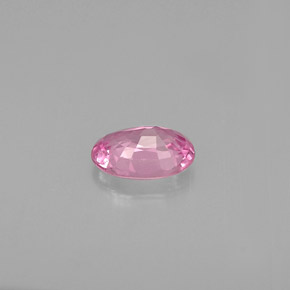 0.60캐럿 천연 핑크 사파이어, 타원형 컷, 6.1×4.2 mm, VS