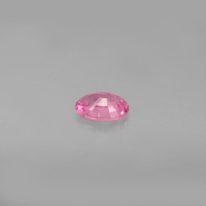0.59캐럿 천연 핑크 사파이어, 타원형 컷, 6.1×4.1 mm, VS